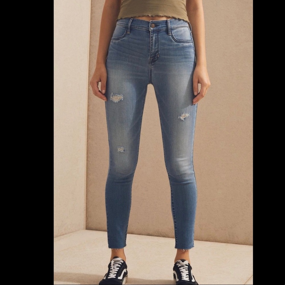 Pacsun High rise ankle jegging Allan wash T